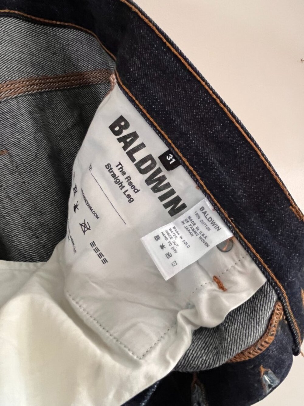 Baldwin Kansas City Jeans in The Reed Straight Fit - Picture 6 of 6